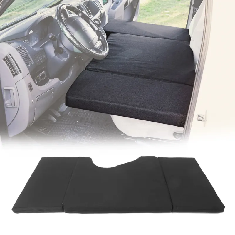 Camper Bett Fahrerhausbett Matratze für Renault Trafic 2001-2014 Schwarz