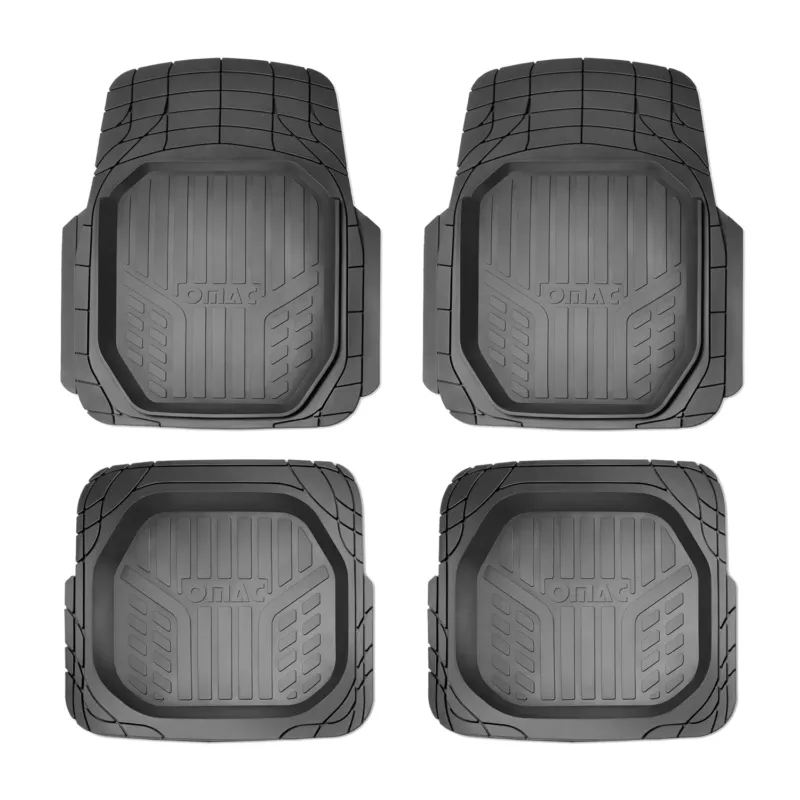 Fußmatten Gummimatten 3D Passform für Renault Arkana Universal Schwarz 4tlg