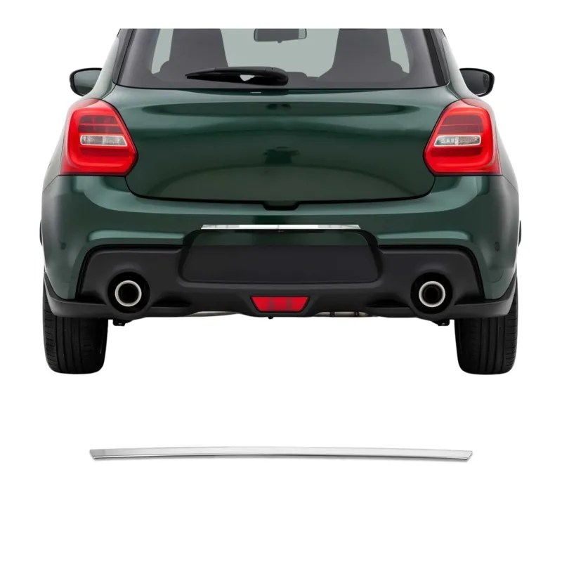 Kofferraumleiste Heckklappe Leiste für Suzuki Swift 2017-2024 Edelstahl Chrom