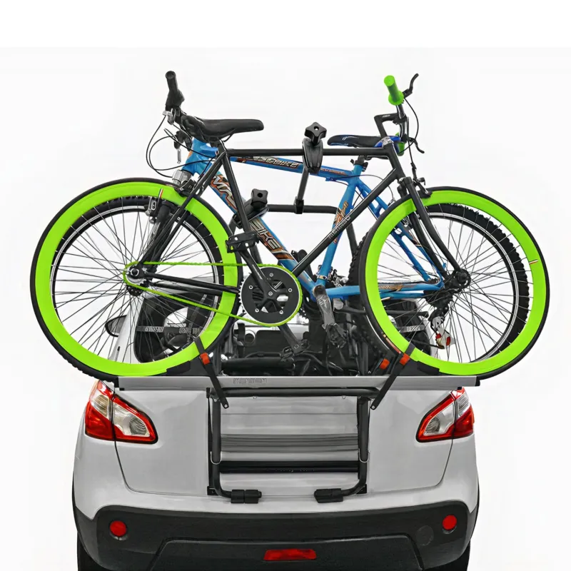 Menabo Fahrradträger 2 Fahrräder für Skoda Karoq 2017-2026 Alu Silber Schwarz
