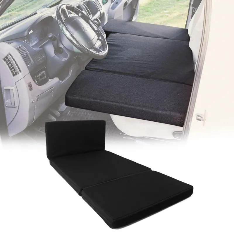 Camper Bett Fahrerhausbett Matratze für VW Transporter T4 1990-2003 Schwarz
