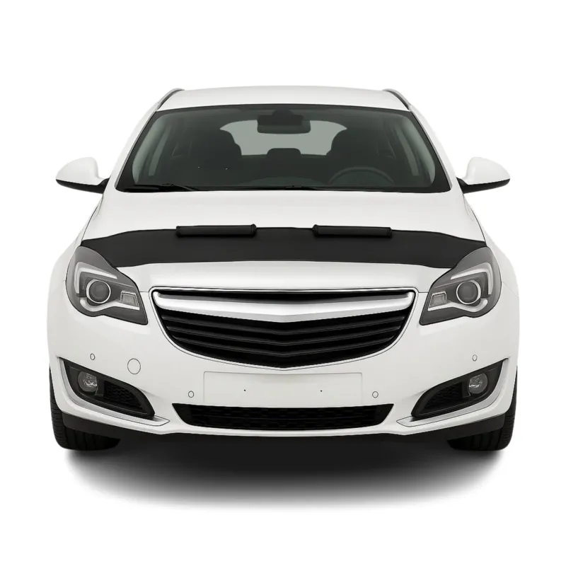 Haubenbra Steinschlagschutz Bonnet Bra für Opel Insignia 2008-2013 Schwarz Halb