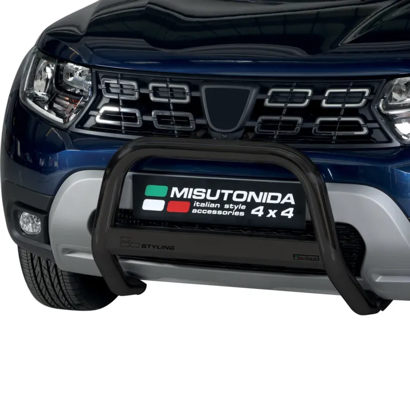 Frontbügel Frontschutzbügel für Dacia Duster 2021-2026 ø63mm Stahl Schwarz