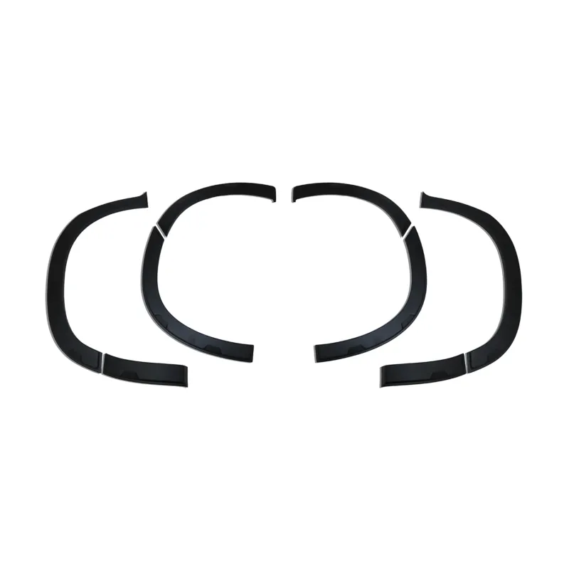 Radläufe Kotflügel Verbreiterung für Peugeot Partner 2018-2026 ABS Schwarz 8 tlg