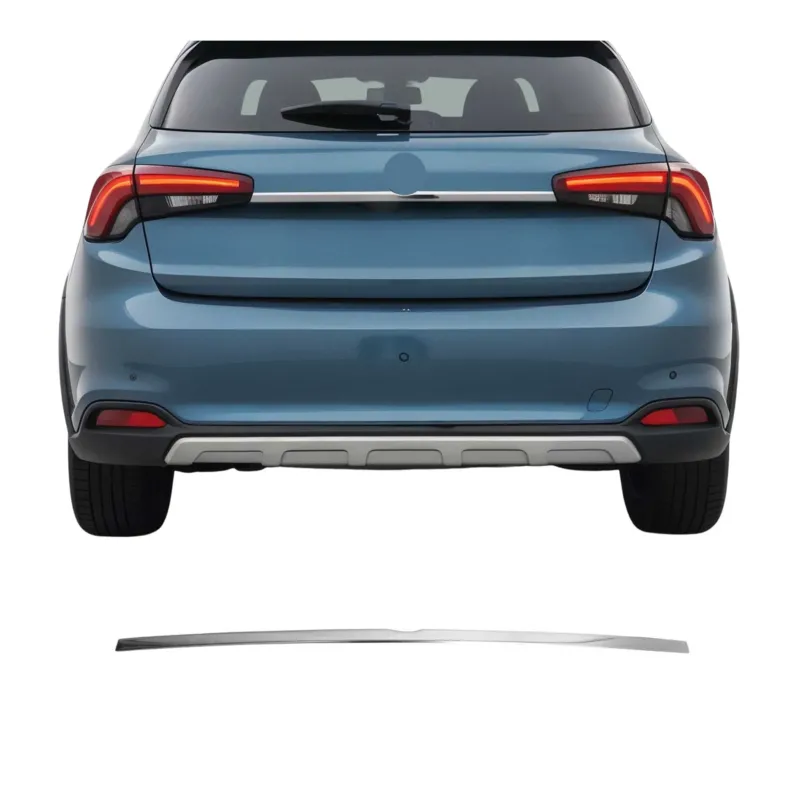 Kofferraumöffner Griff für Fiat Tipo 2015-2026 Schrägheck Edelstahl Chrom