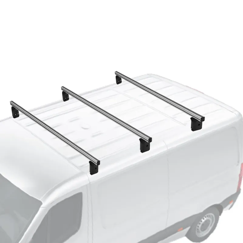 Menabo Dachträger Querträger für Renault Kangoo 2007-2020 Aluminium Grau 3x
