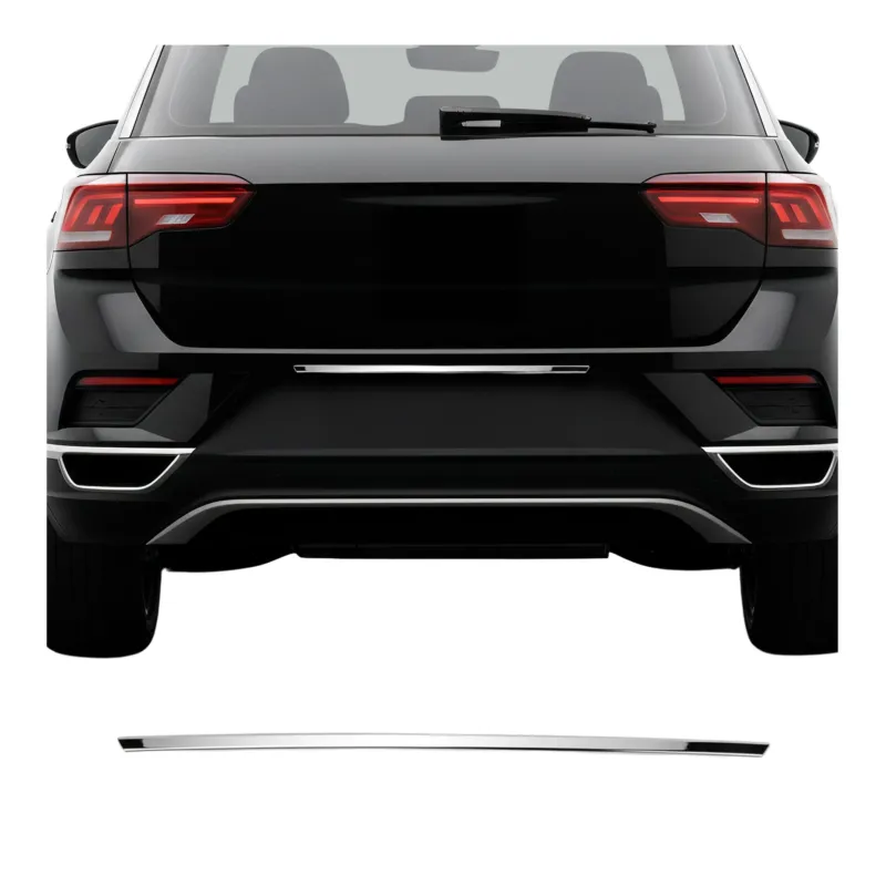 Kofferraumleiste Heckklappe Leiste für VW T-Roc 2017-2022 Edelstahl Chrom 1tlg