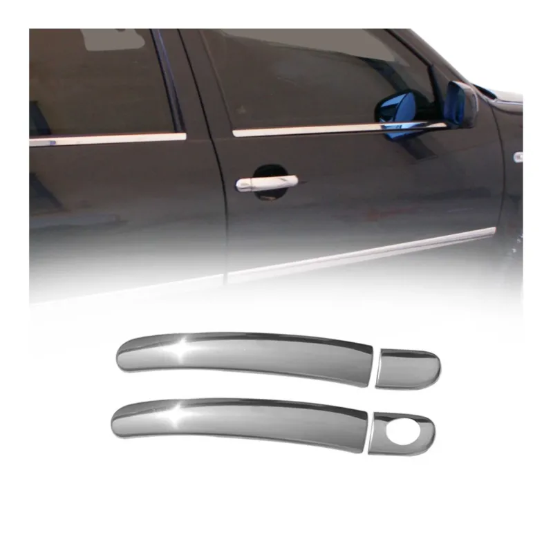 Chrom Türgriff Blende für Skoda Roomster 2006-2015 Edelstahl 4tlg