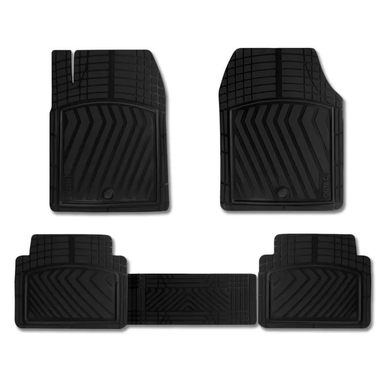 Fußmatten Zuschneidbar Gummi Universal Schwarz 4 tlg für MG3 2024-2026