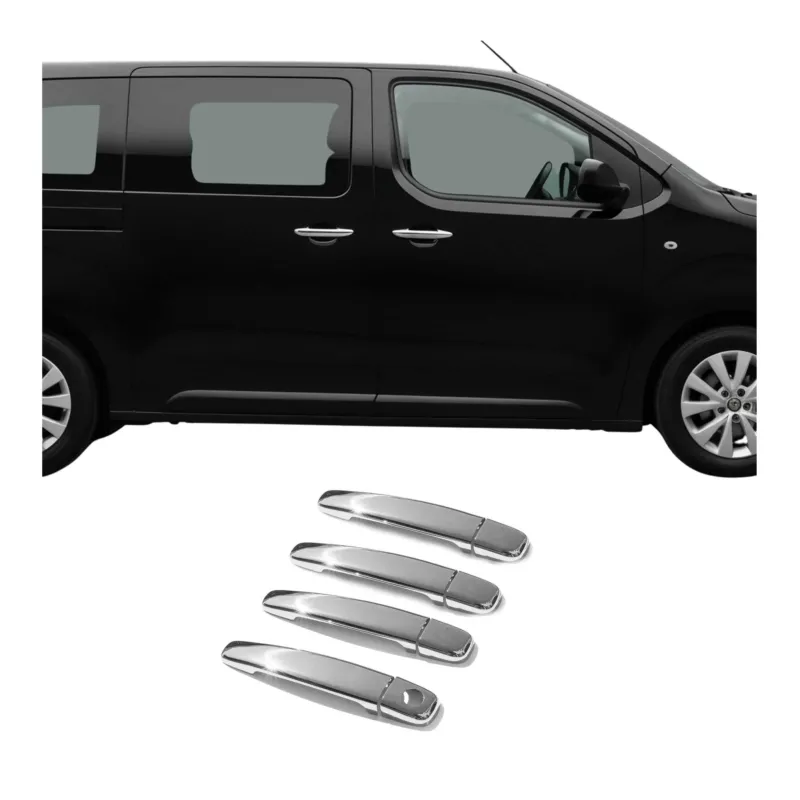 Chrom Türgriff Blende für Citroen Berlingo 2018-2026 4-Tür Edelstahl 8tlg