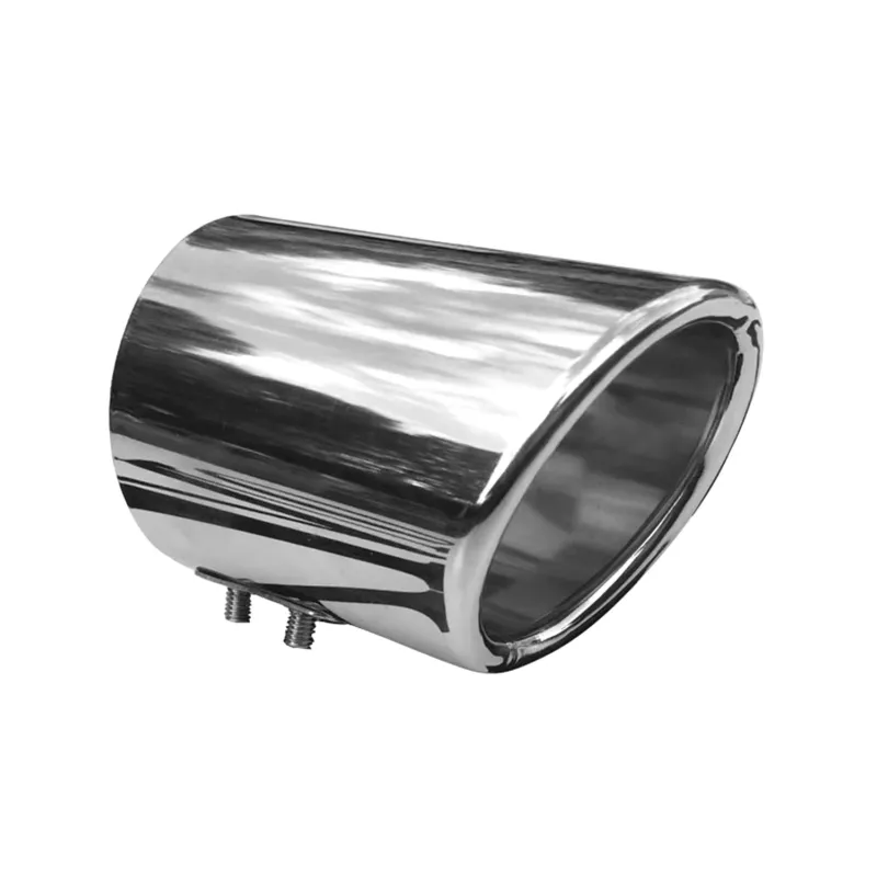 Auspuffblende Endrohr für VW Golf Cabriolet 2011-2016 Edelstahl Chrom 1tlg