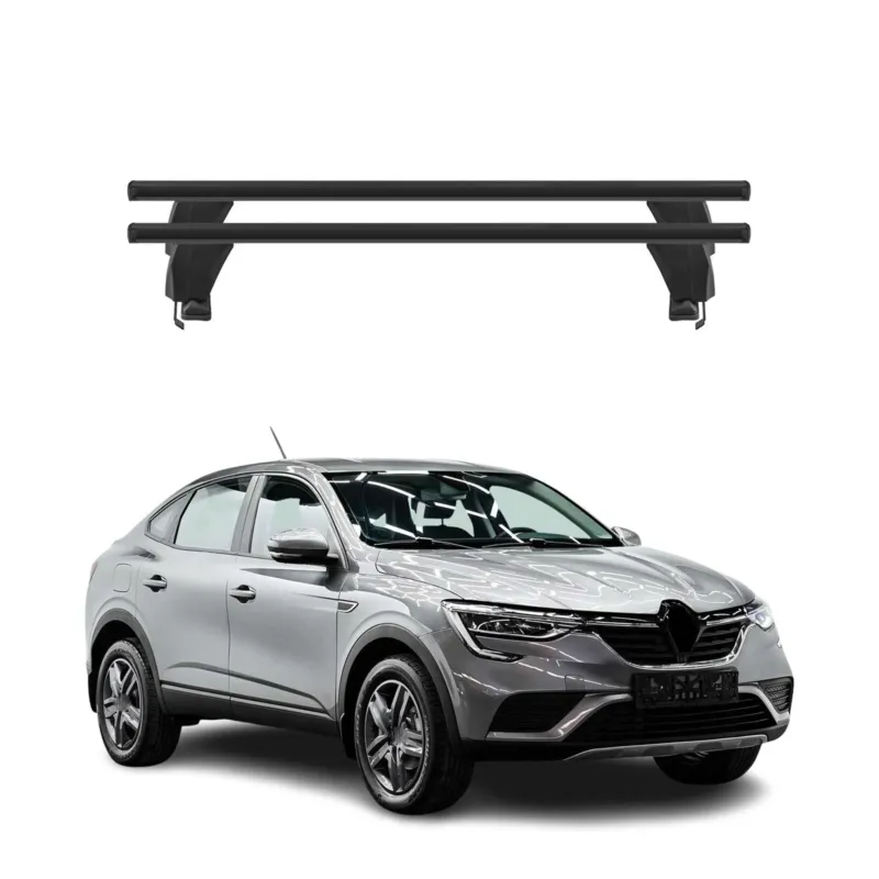 Menabo Dachträger Grundträger für Renault Arkana 2019-2026 Alu Schwarz 2tlg