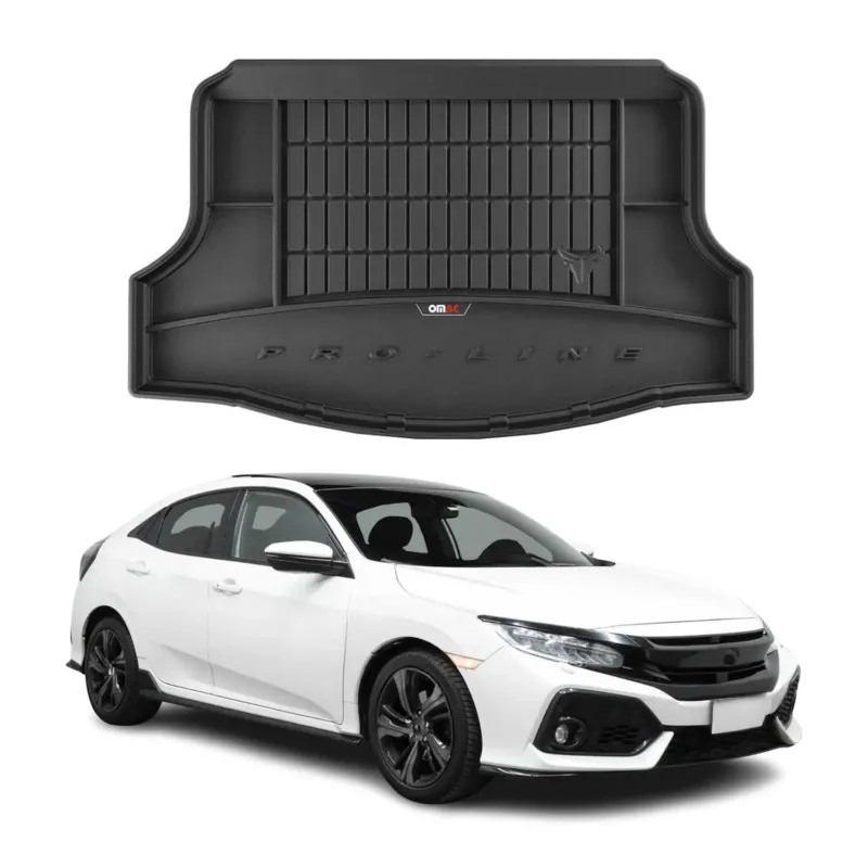 OMAC Gummi Kofferraumwanne für Honda Civic X Schrägheck 2017-2021 5-tür TPE