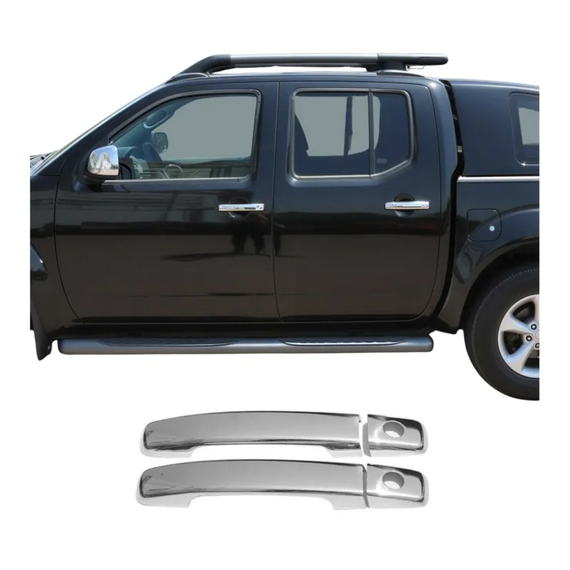 Chrom Türgriff Blende für Nissan Navara 2005-2015 2Tür vorne Edelstahl 4tlg