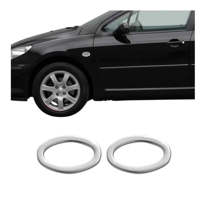 Blinkerrahmen Blinker für Citroen Berlingo C1 C2 C3 Jumpy Tourer Edelstahl 2x