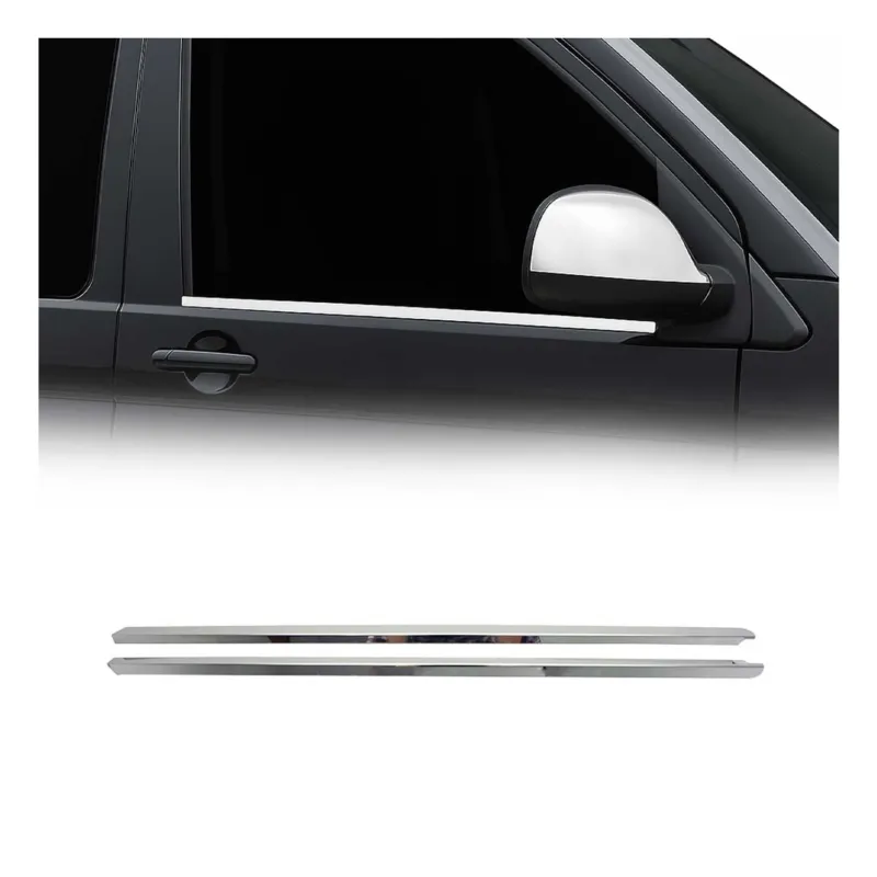 Fensterleisten Zierleisten für VW T6 T6.1 alle 2015-2024 Edelstahl Chrom 2x