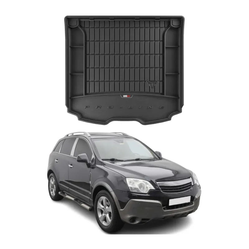OMAC Gummi Kofferraumwanne für Opel Antara 2006-2017 TPE Laderaumwanne Schwarz