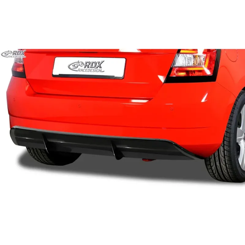 RDX Heckschürzenansatz Diffuser für Skoda Fabia III HB NJ 2014- ABS Schwarz TÜV