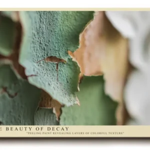 Paul Sinus Wandbild The Beauty of Decay – Ästhetik des Verfalls in Farbe und Struktur