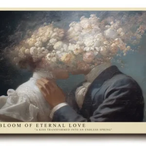 Paul Sinus Wandbild The Bloom of Eternal Love A Kiss in Endless Spring
