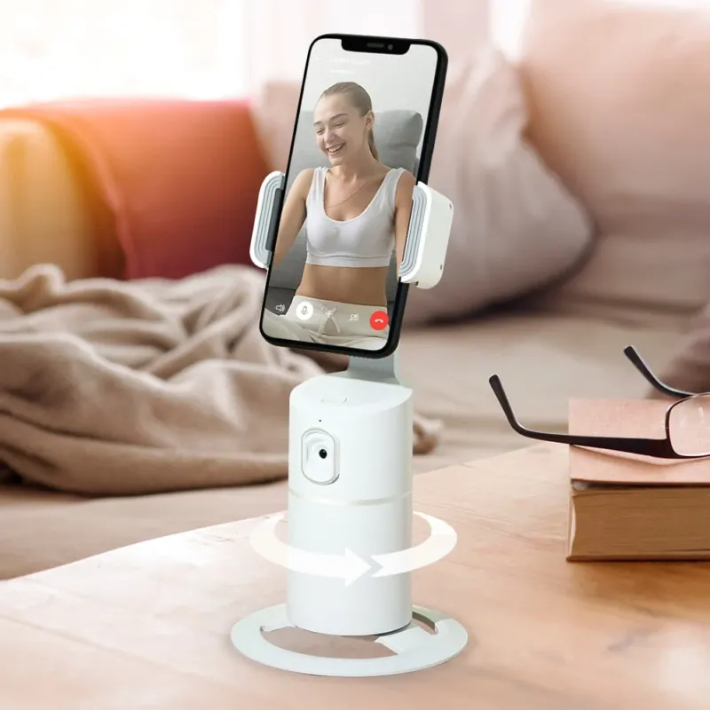 360° AI Auto Face Tracking Phone Stabilizer Tripod - Image 0
