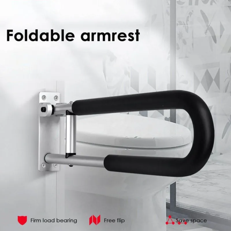 Elderly Handicap Bathroom Foldable Armrest - Image 0