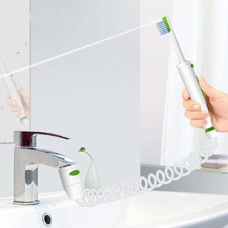 2in1 Portable Faucet Toothbrush Water Flosser - Image 0