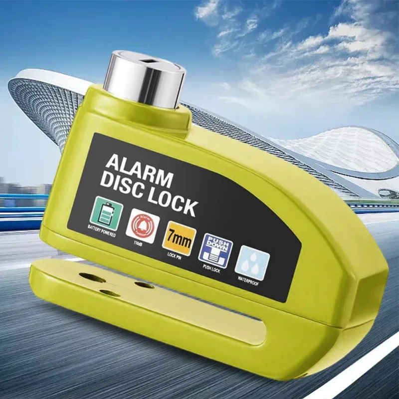 Anti-Theft Security Aluminium Disc Brake Alarm Lock - Image 0