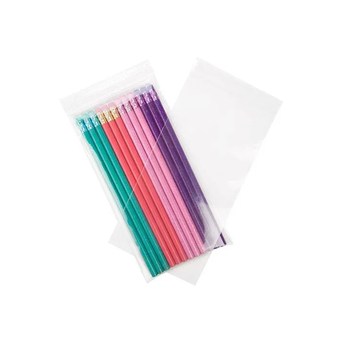 Grip Seal Bags 10x20.5cm Crystal Clear PP 50 micron