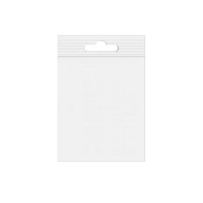 Grip Seal Bags with Euroslot 20.5x25.5 Crystal Clear PP 50 micron